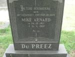 PREEZ Mike Arnard, du 1907-1982