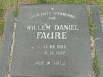 FAURE Willem Daniel 1908-1992