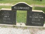 KLEINHANS Jan H. 1888-1974 & Elizabeth M. 1897-1982