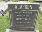 BRANKEN Christina E. 1900-1974
