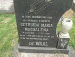 WAAL Gertruida Maria Magdalena, de 1915-1974