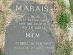 MARAIS Miem 1923-1978
