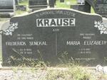 KRAUSE Frederick Senekal 1895-1969 & Maria Elizabeth 1897-1973