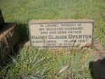 OVERTON Harry Claude 1895-1957