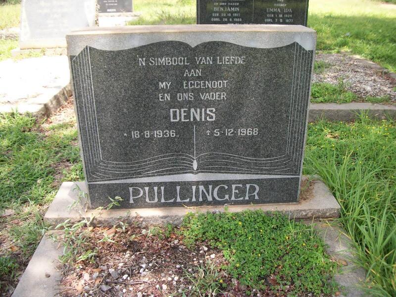 PULLINGER Denis 1936-1968