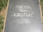 CRONJE Izak 1901-1962
