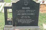 HORN Jan Harm 1952-1966