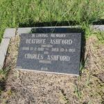 ASHFORD Charles & Beatrice 1882-1951