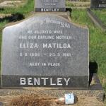 BENTLEY Eliza Matilda 1886-1961
