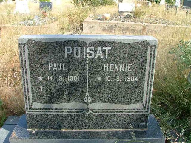 POISAT Paul 1901- :: POISAT Hennie 1904-