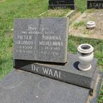 WAAL Pieter Jacobus, de 1908-1975 & Johanna Wilhelmina 1917-1996