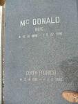 McDONALD Roic 1898-1990