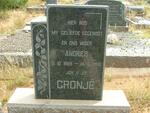 CRONJE Andries 1888-1960