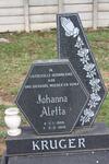 KRUGER Johanna Aletta 1906-1988