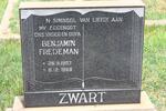 ZWART Benjamin Fredeman 1907-1968