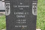CRONJE Katrina J.I. 1910-1973