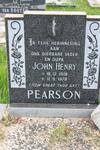 PEARSON John Henry 1918-1978
