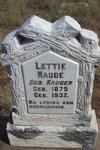 NAUDE Lettie nee KRUGER 1875-1932