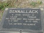 BENNALLACK Thomas -1965 & Lilian -1957