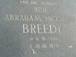 BREEDT Abraham Jacobus 192?-1976