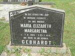 GEBHARDT Maria Elizabeth Margaretha 1925-1976