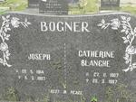 BOGNER Joseph 1914-1987 & Catherine Blanche 1907-1987