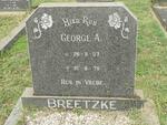 BREETZKE George A. 1937-1976
