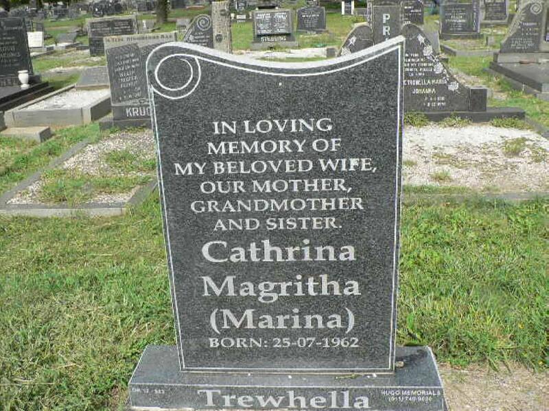 TREWHELLA Cathrina Magritha 1962-