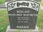 MARAIS Nicolaas Wilhelmus Serfontein 1917-1978