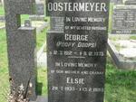 OOSTERMEYER George 1912-1975 & Elsie 1933-1980