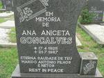 GONCALVES Ana Aniceta 1925-1987
