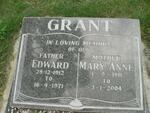GRANT Edward 1912-1971 & Mary Anne 1911-2004