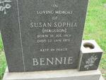 BENNIE Susan Sophia nee FERGUSON 1901-1979