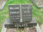 STAATS William Charles 1904-1979 & Frances Rose 1904-1990