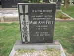 FEIT Mary-Ann 1890-1973