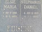FOUCHE Stephanus Daniël 1915-1992 & Elsie Maria 1918-1980