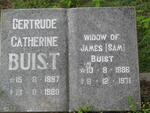 BUIST James 1886-1971 & Gertrude Catherine 1897-1980