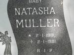 MULLER Natasha 1981-1981