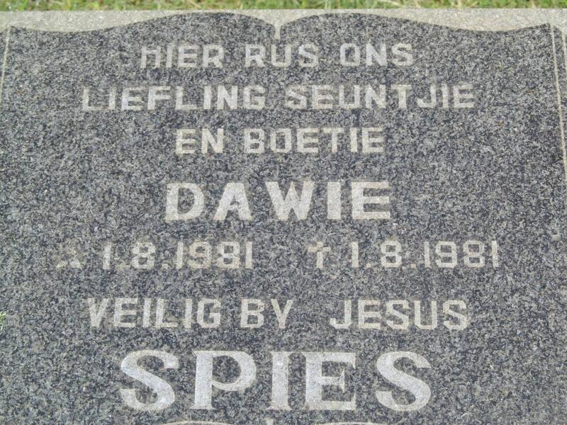 SPIES Dawie 1981-1981