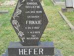 HEFER Frikkie 1957-1978