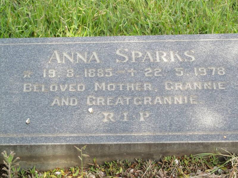SPARKS Anna 1885-1978