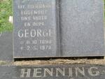HENNING George 1899-1978