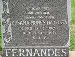 FERNANDES Susana Nunes Da Costa 1925-1977