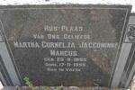 MARCUS Martha Cornelia Jacominne 1895-1955