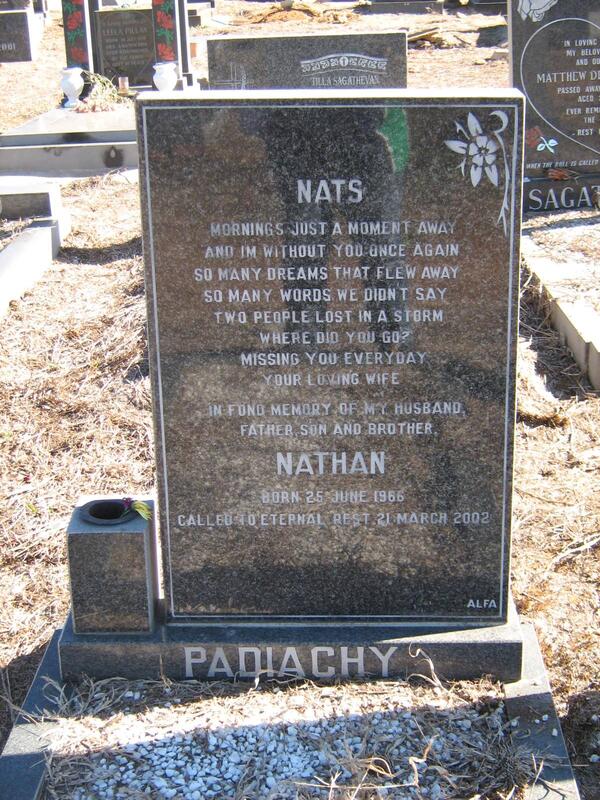 PADIACHY Nathan 1966-2002