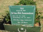 SAMSOODEEN Salma Bibi 1952-2007