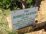 PATEL Ahmed Hassen 1932-2009