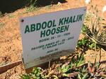 HOOSEN Abdool Khalik 1926-2012