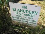 AHMED Slahudeen Hajee 1942-2009