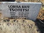TSOTETSI Lobisa Kate 1950-2012